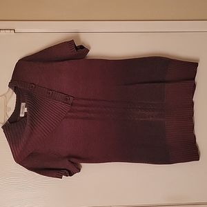Ombre purple knit top